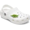 Bijoux Jibbitz « Dinosaure vert 3D avec écailles »