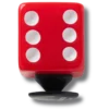 Bijoux Jibbitz™ « dés » rouges