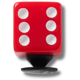 Bijoux Jibbitz™ « dés » rouges