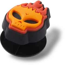 Bijoux Jibbitz™ « Flaming Skull »
