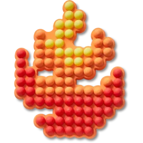 Bijoux Jibbitz™ « Flamme » en perles