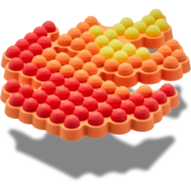Bijoux Jibbitz™ « Flamme » en perles