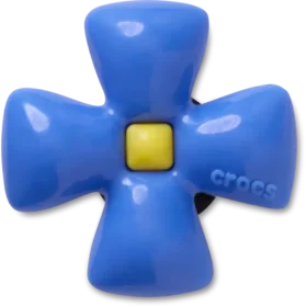 Bijoux Jibbitz « Fleur bleue gonflée »