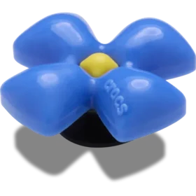 Bijoux Jibbitz « Fleur bleue gonflée »