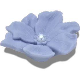Bijoux Jibbitz « Fleur de pervenche avec perle »