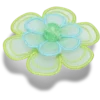 Bijoux Jibbitz « Fleur en maille verte »
