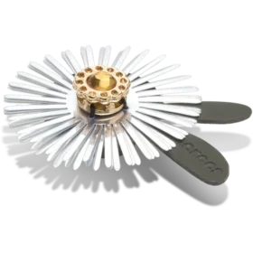 Bijoux Jibbitz™ « Fleur à paillettes argentées »