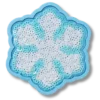 Bijoux Jibbitz « Flocon de neige à paillettes »