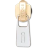 Bijoux Jibbitz « Gold and Silver Zipper »