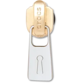 Bijoux Jibbitz « Gold and Silver Zipper »