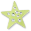 Bijoux Jibbitz « Green Gem Star »
