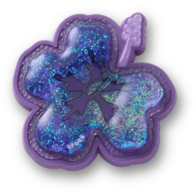 Bijoux Jibbitz™ « Hibiscus violet »