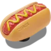 Bijoux Jibbitz « Hot-dog trempé dans la moutarde » Bijoux Jibbitz « Hot-dog trempé dans la moutarde »