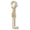 Bijoux Jibbitz™ « L » dorés