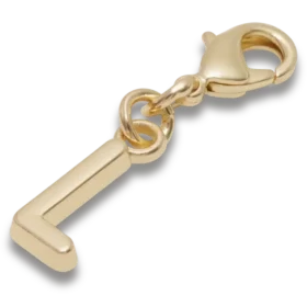 Bijoux Jibbitz™ « L » dorés