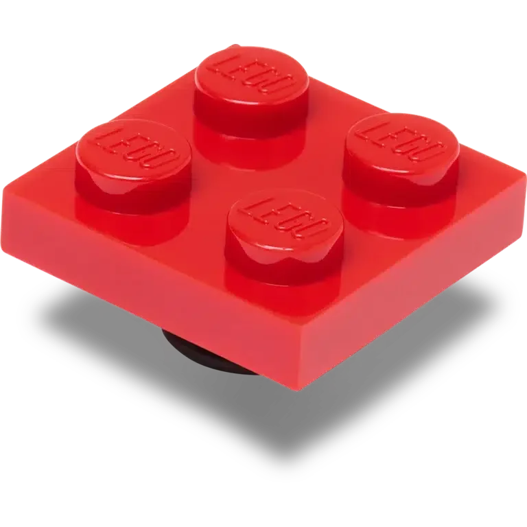 Bijoux Jibbitz™ Lego® « Tuile rouge 2×2 » Bijoux Jibbitz™ Lego® « Tuile rouge 2×2 »
