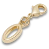 Bijoux Jibbitz™ « Lettre O » dorés Bijoux Jibbitz™ « Lettre O » dorés