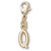 Bijoux Jibbitz « Lettre Q » dorés