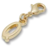 Bijoux Jibbitz « Lettre Q » dorés