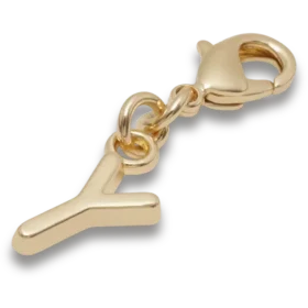 Bijoux Jibbitz « Lettre Y » dorés