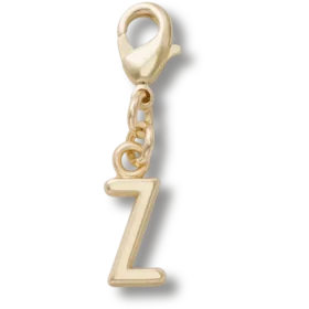 Bijoux Jibbitz « Lettre Z » dorés