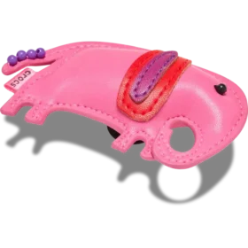 Bijoux Jibbitz « Éléphant » en simili cuir