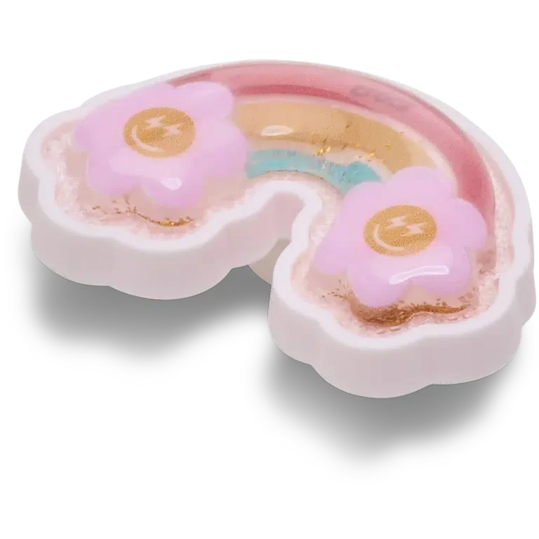 Bijoux Jibbitz™ « Marguerite arc-en-ciel » rembourrés Bijoux Jibbitz™ « Marguerite arc-en-ciel » rembourrés