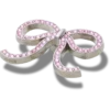 Bijoux Jibbitz™ « Nœud rose pailleté »