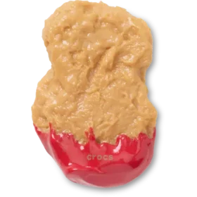 Bijoux Jibbitz « Nugget de poulet trempé dans du ketchup »