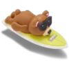 Bijoux Jibbitz™ « Ours surfeur » en 3D