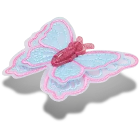Bijoux Jibbitz papillon en maille à paillettes