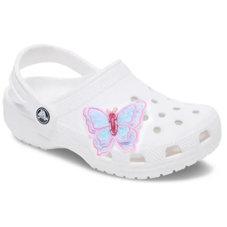 Bijoux Jibbitz papillon en maille à paillettes Bijoux Jibbitz papillon en maille à paillettes