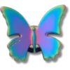 Bijoux Jibbitz™ papillon irisé