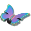 Bijoux Jibbitz™ papillon irisé