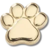 Bijoux Jibbitz « Patte de chien dorée »