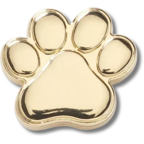 Bijoux Jibbitz « Patte de chien dorée »