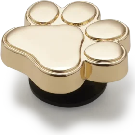 Bijoux Jibbitz « Patte de chien dorée »