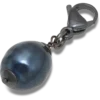Bijoux Jibbitz™ « Perle noire argentée »