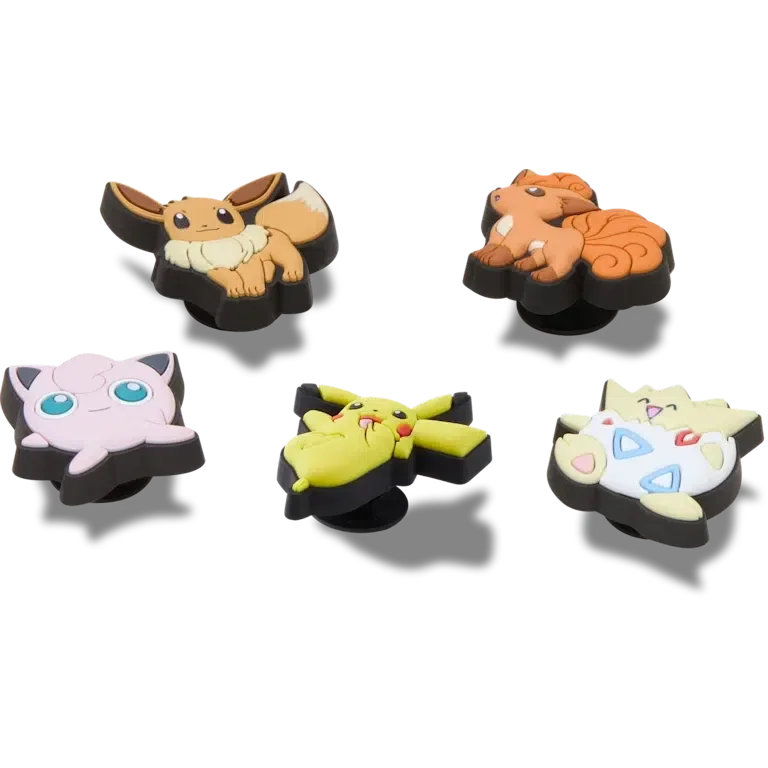 Bijoux Jibbitz™ « Personnages Pokémon » (lot de 5) Bijoux Jibbitz™ « Personnages Pokémon » (lot de 5)