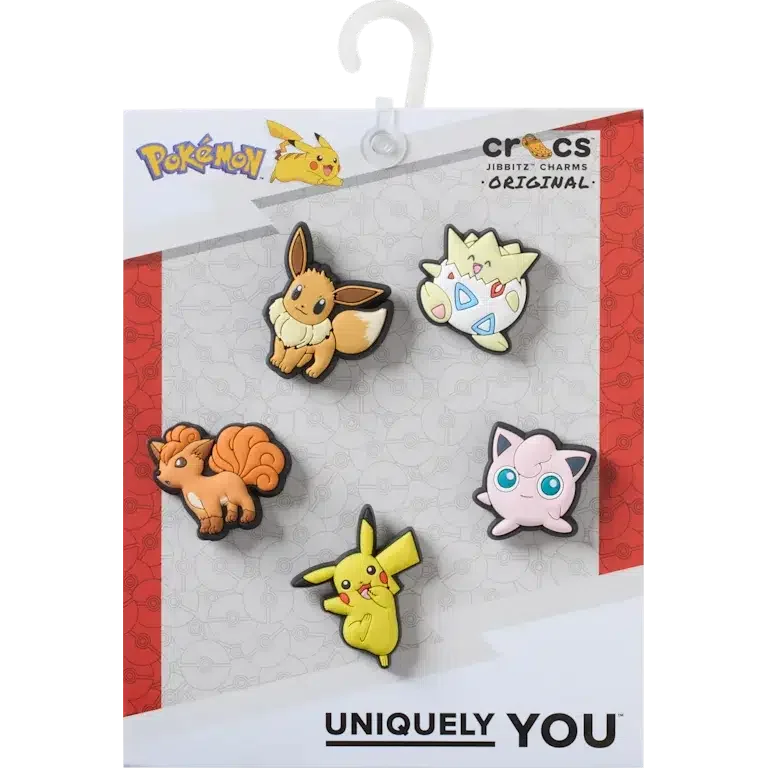 Bijoux Jibbitz™ « Personnages Pokémon » (lot de 5) Bijoux Jibbitz™ « Personnages Pokémon » (lot de 5)