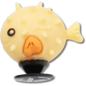 Bijoux Jibbitz™ « Poisson-globe changeant sous UV 3D »