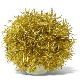 Bijoux Jibbitz™ « Pompon doré en guirlande »