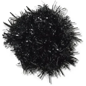 Bijoux Jibbitz™ à pompon en guirlande noire