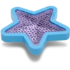 Bijoux Jibbitz « Purple Sequin Star »
