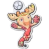 Bijoux Jibbitz représentant la mascotte de la Coupe du monde de la FIFA au Canada