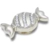 Bijoux Jibbitz™ « Silver Smt Gem Candy Piece »
