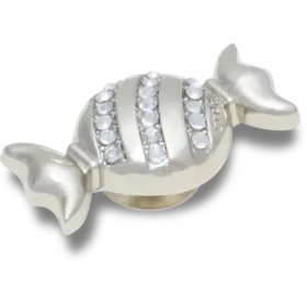 Bijoux Jibbitz™ « Silver Smt Gem Candy Piece »