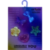 Bijoux Jibbitz™ Squish 5 pièces changeant sous l&rsquo;UV