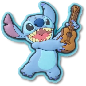 Bijoux Jibbitz « Stitch à la guitare »