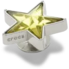 Bijoux Jibbitz « Étoile » argentée et verte avec pierres Smt Bijoux Jibbitz « Étoile » argentée et verte avec pierres Smt